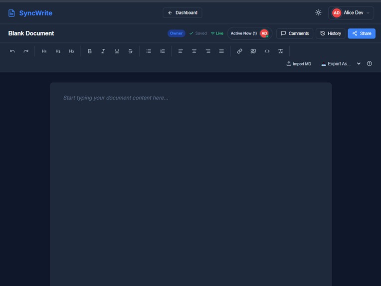 SyncWrite – screenshot 3
