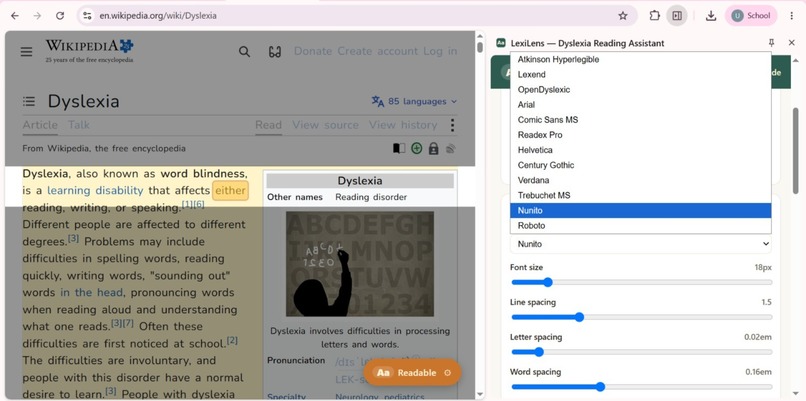 Lexilens – screenshot 3