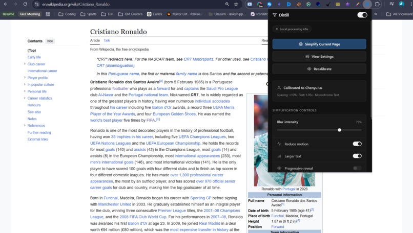 Distill – screenshot 2