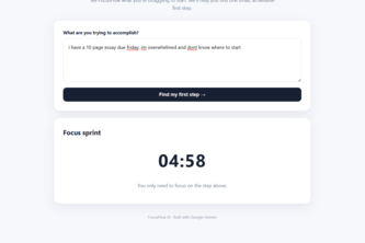 FocusFlow AI