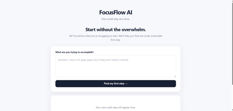FocusFlow AI – screenshot 2