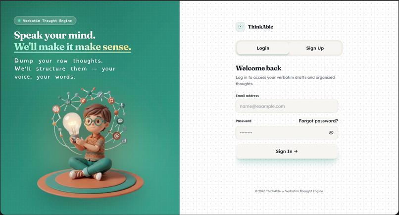 ThinkAble :- turns hyperfocus ideas into structured content. – screenshot 8