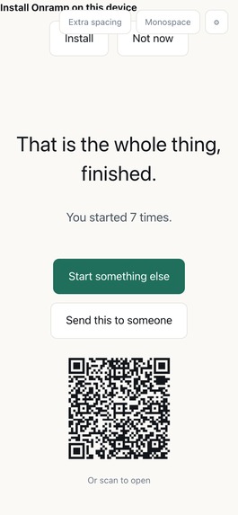 Onramp – screenshot 5