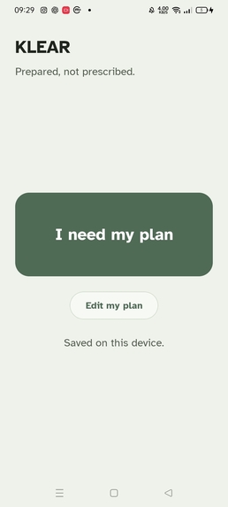 Klear – screenshot 1