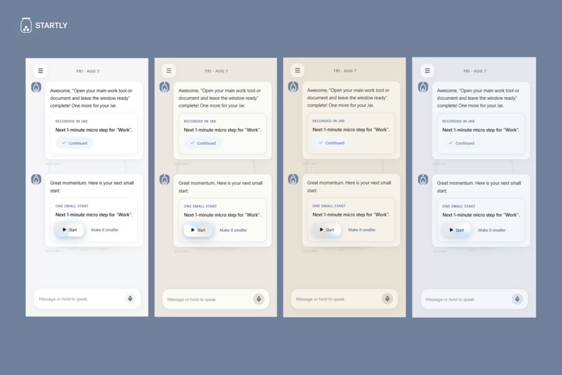 Startly - for overwhelmed minds – screenshot 5