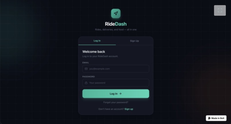 RideDash – screenshot 1