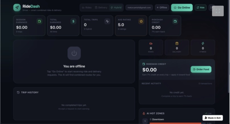 RideDash – screenshot 3