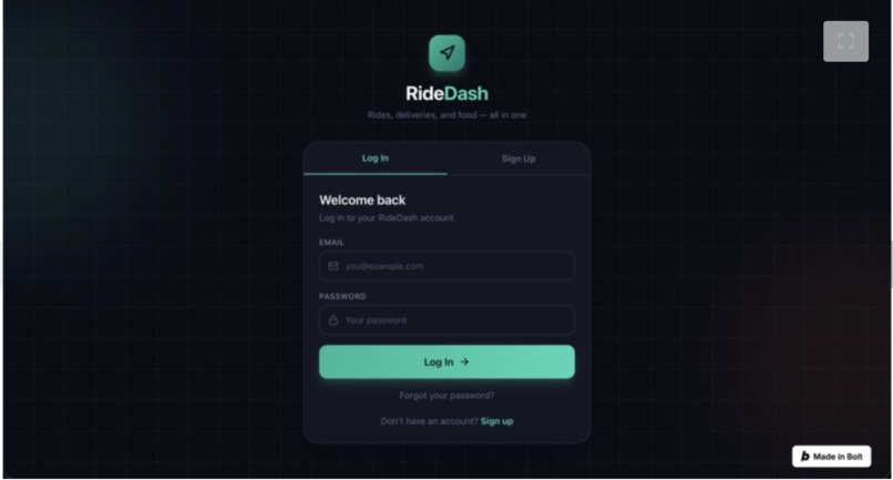 RideDash – screenshot 1
