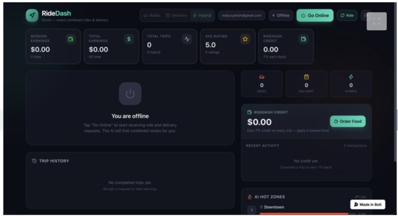 RideDash – screenshot 3