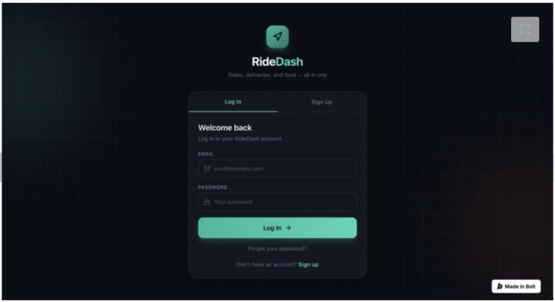 RideDash – screenshot 1