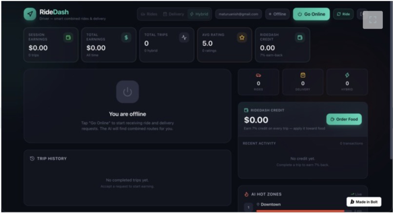 RideDash – screenshot 3