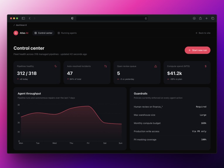 Atlas AI — Autonomous Data Engineering Team – screenshot 1