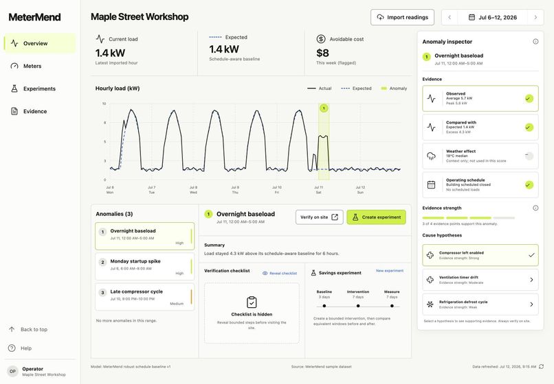MeterMend – screenshot 1