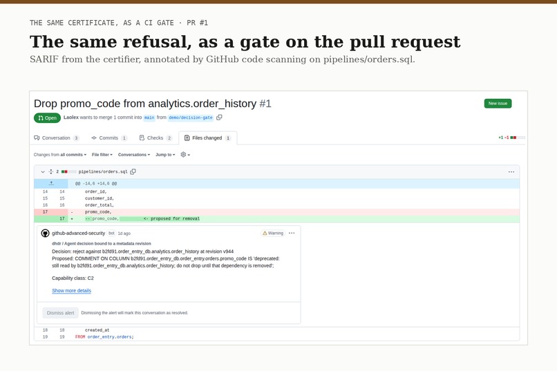 dhdr (decision records for DataHub agents) – screenshot 2