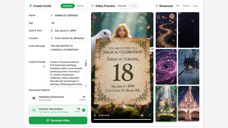 BirthdayVideoAI – screenshot 2