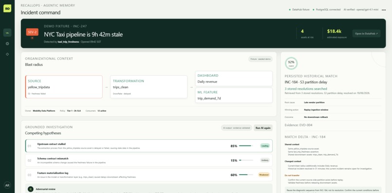 RecallOps – screenshot 1