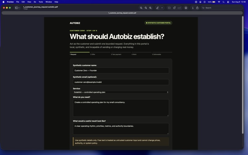 DigiBizTwin: Autonomous Enterprise Digital Twin – screenshot 2