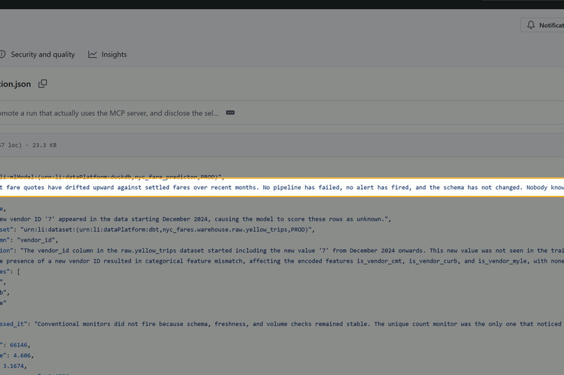 Culprit: a stack trace for model decay – screenshot 6
