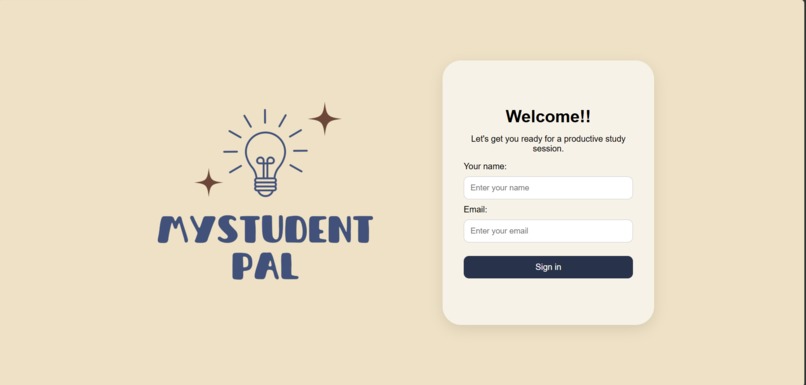 MyStudentPal – screenshot 1