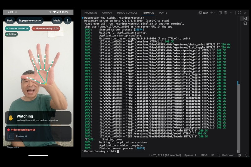 MotionKey – screenshot 1