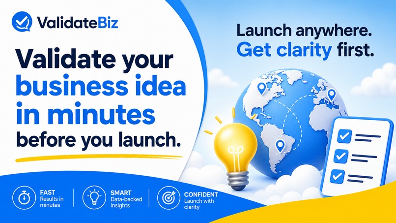 Validatebiz.com – screenshot 1