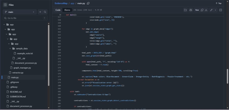 EvidenceMap – screenshot 9