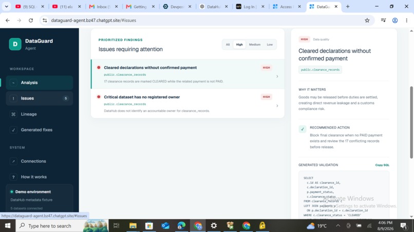 DataGuard Agent – screenshot 2