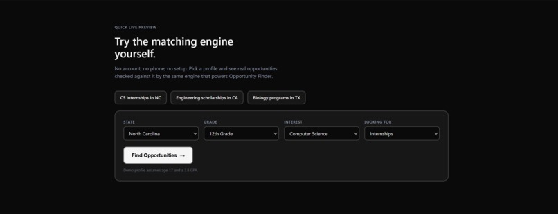 Opportunity Finder – screenshot 6