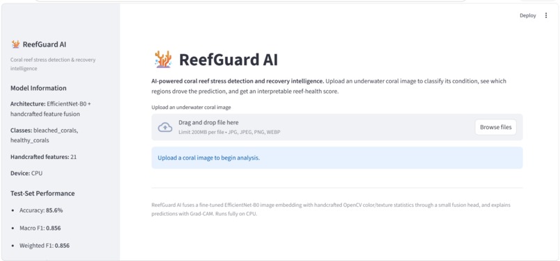 ReefGuard AI – screenshot 1