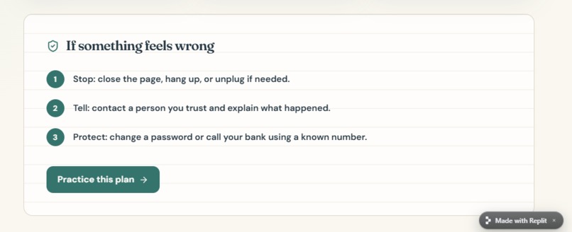 Senior Cyber Guide – screenshot 1