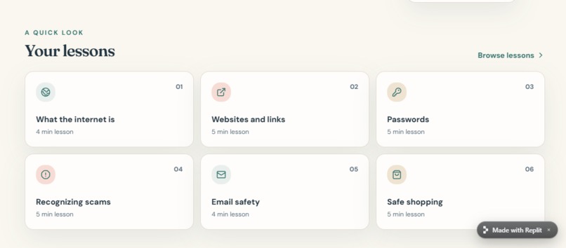 Senior Cyber Guide – screenshot 2
