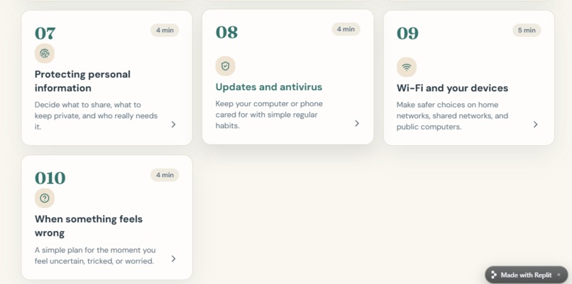 Senior Cyber Guide – screenshot 3