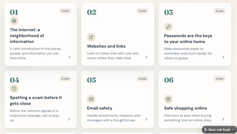 Senior Cyber Guide – screenshot 6