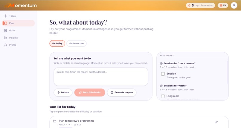 Momentum – screenshot 5