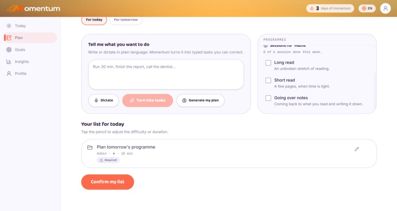 Momentum – screenshot 6
