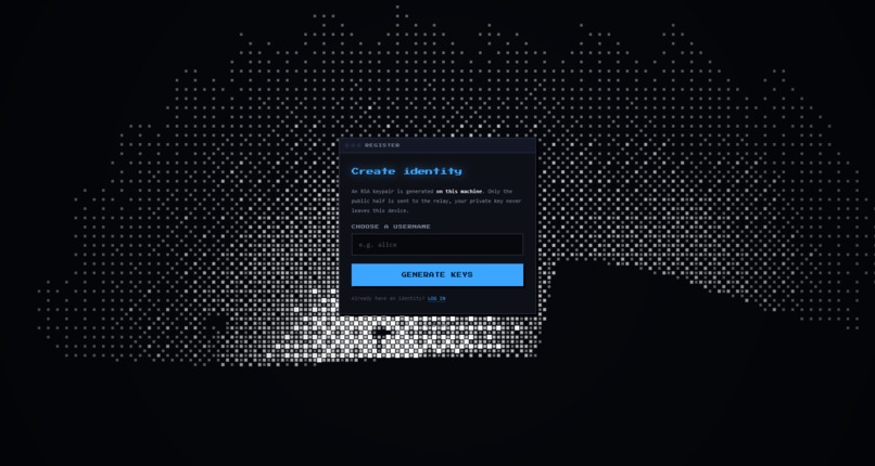 NoBackdoorMessaging: End-to-End Encryption Messaging App – screenshot 2