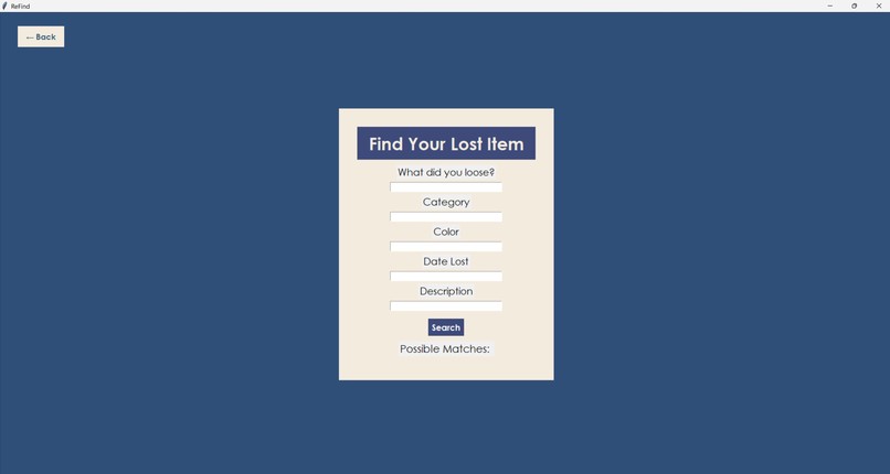 ReFind – screenshot 2