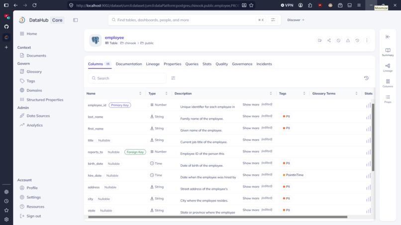 datahub-dbt-gen – screenshot 2