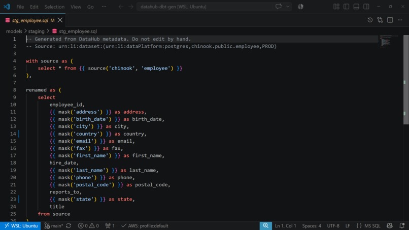 datahub-dbt-gen – screenshot 3