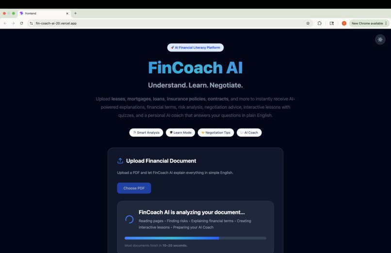 Fincoach AI – screenshot 3