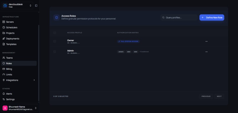 DevCloudDesk – screenshot 13