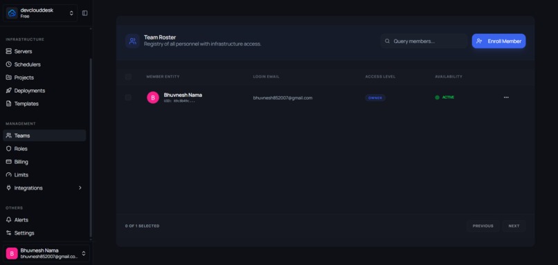 DevCloudDesk – screenshot 14