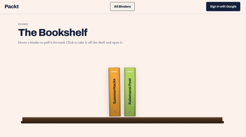 Packt – screenshot 3