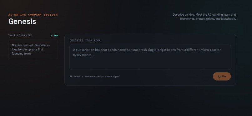 Genesis – screenshot 1
