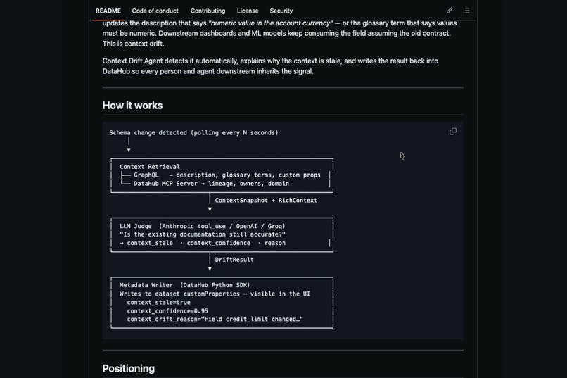 Context Drift Agent – screenshot 2