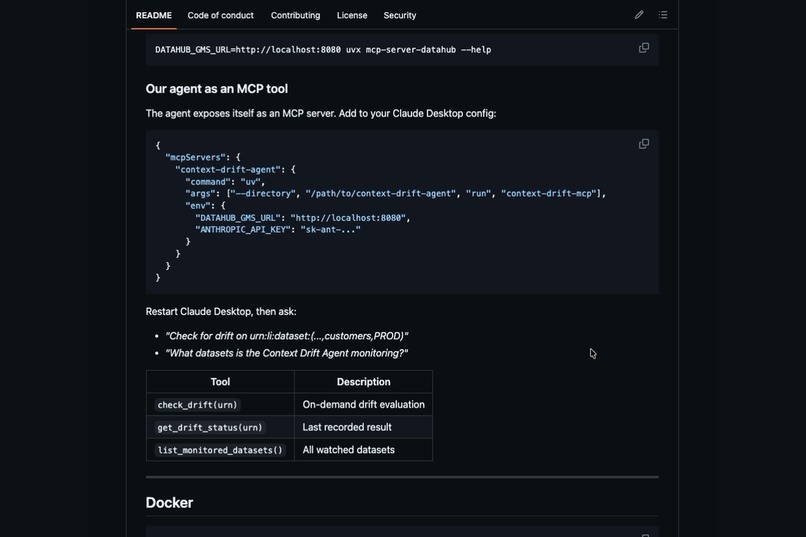 Context Drift Agent – screenshot 5