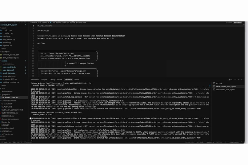 Context Drift Agent – screenshot 6
