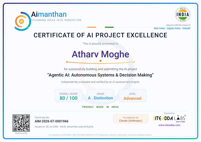 Certificates of Atharv Moghe – screenshot 2