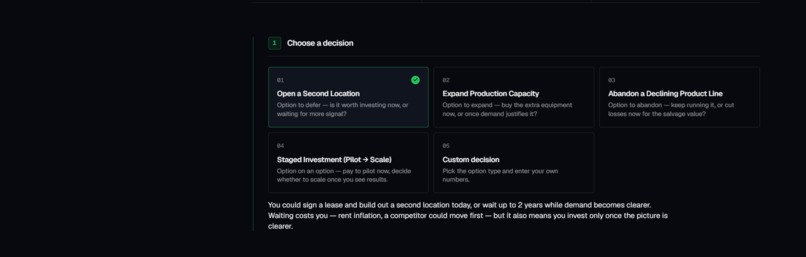 Optionrun – screenshot 2