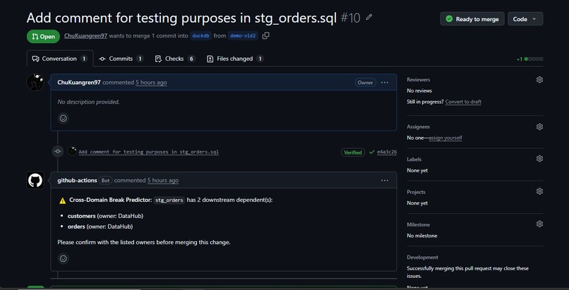 Cross-Domain Break Predictor – screenshot 1